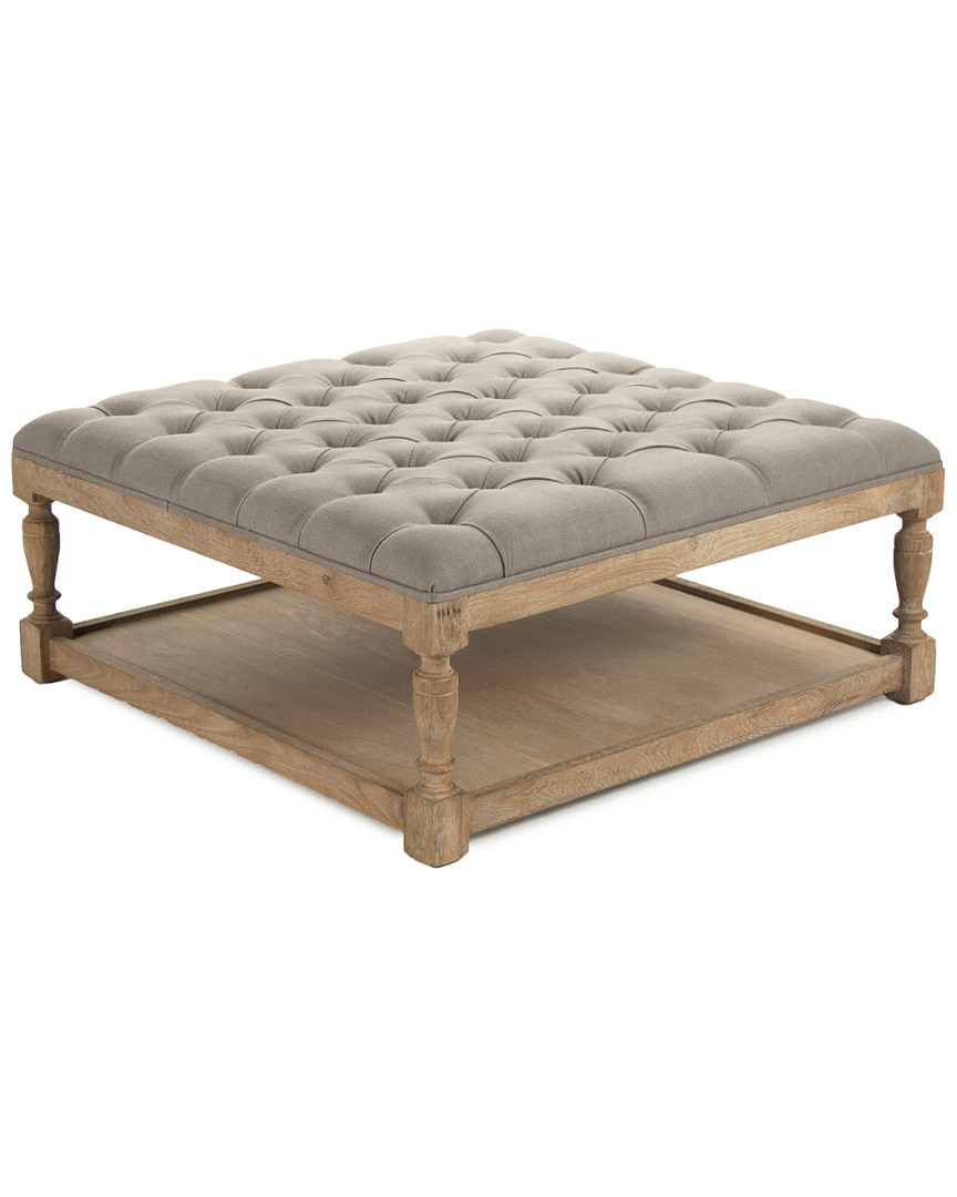 Zentique Square Tufted Ottoman