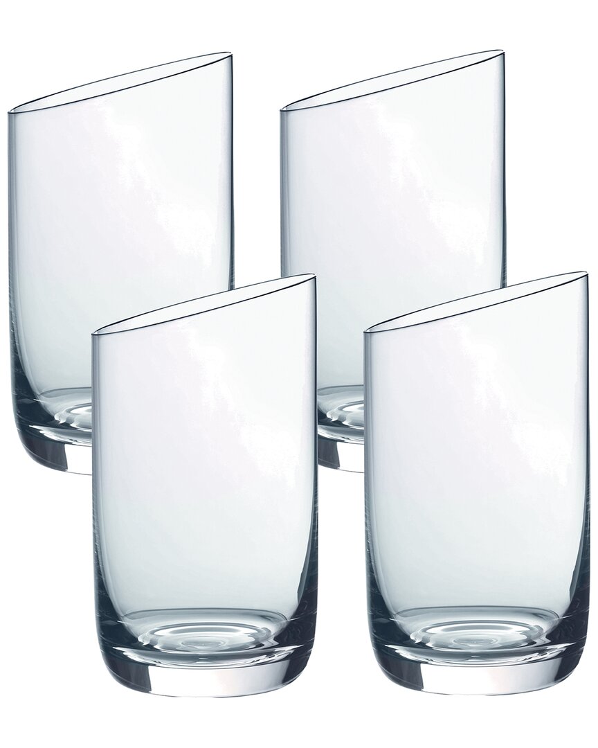 Villeroy & Boch Newmoon Set Of 4 Glass Tumblers