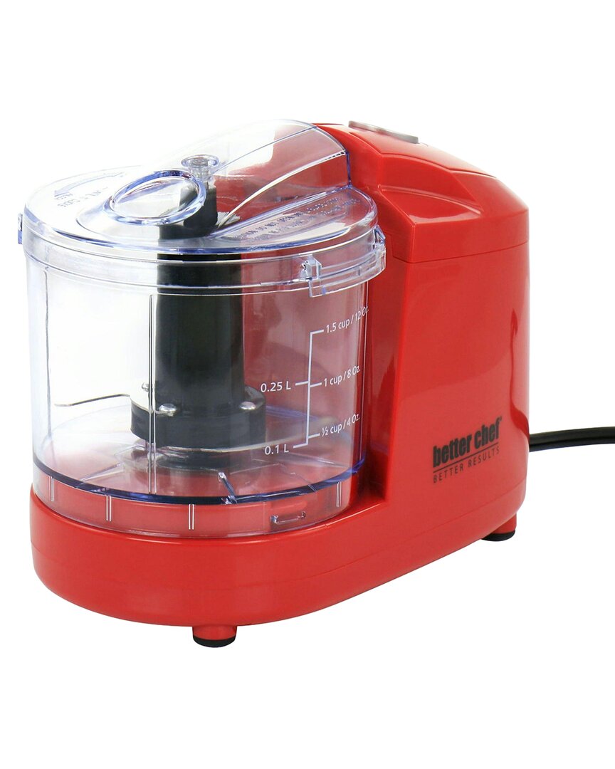 Better Chef Compact 12 Ounce Mini Chopper In Red