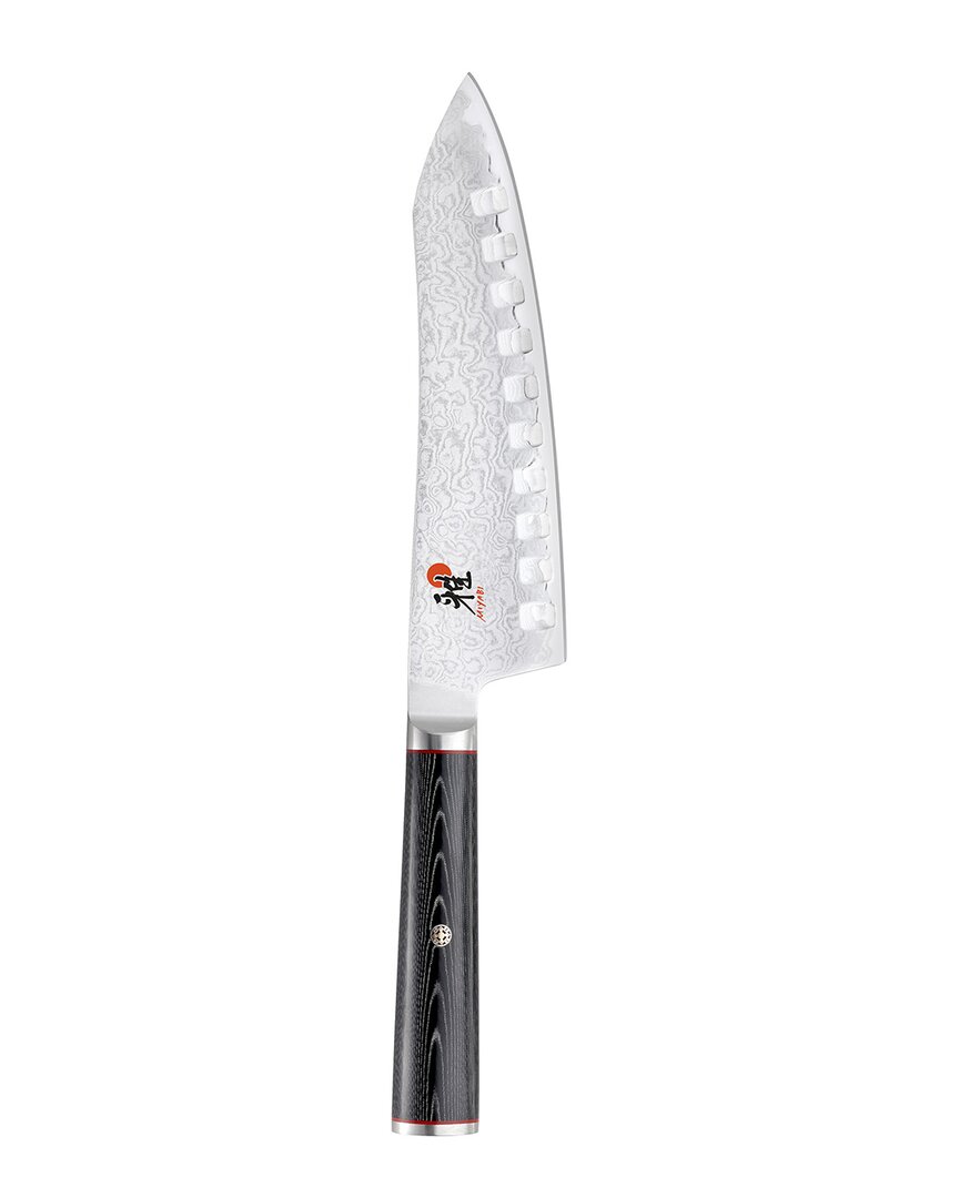 Miyabi Kaizen 7in Hollow Edge Rocking Santoku Knife In Multi