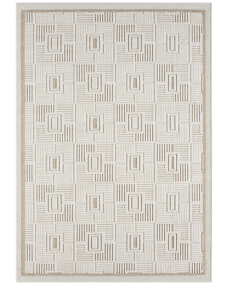Obeetee Power Loomed Nimes Rug In Neutral