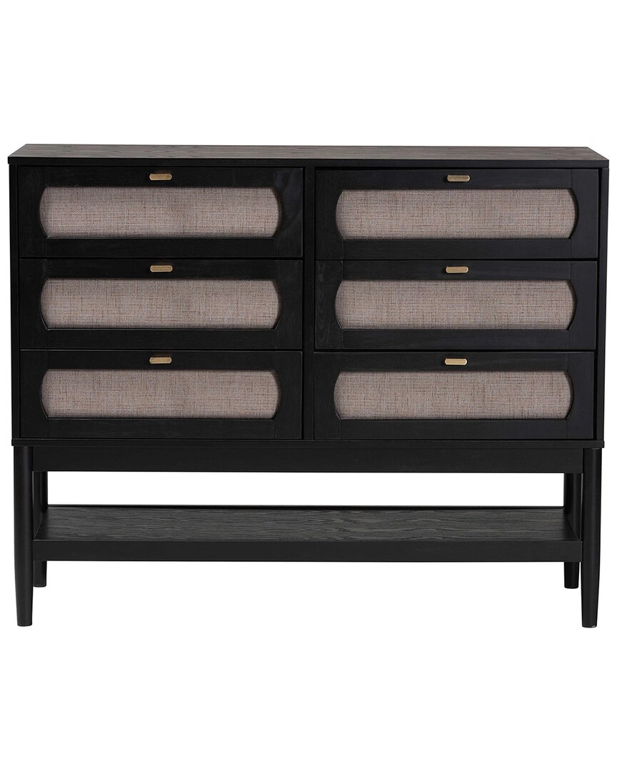 Baxton Studio Shirin Mid-century 6-drawer Dresser