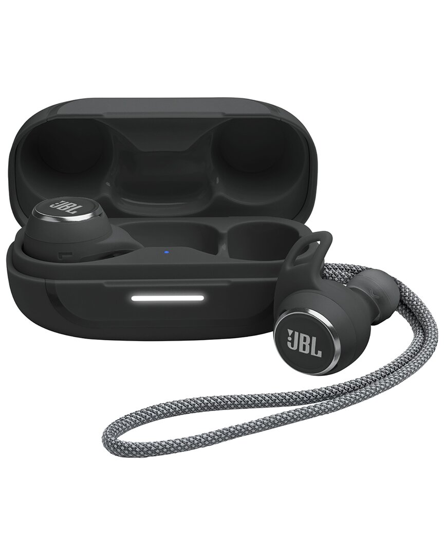 Jbl Reflect Aero Tws Noise Cancelling Earbuds With Smart Ambient In Black