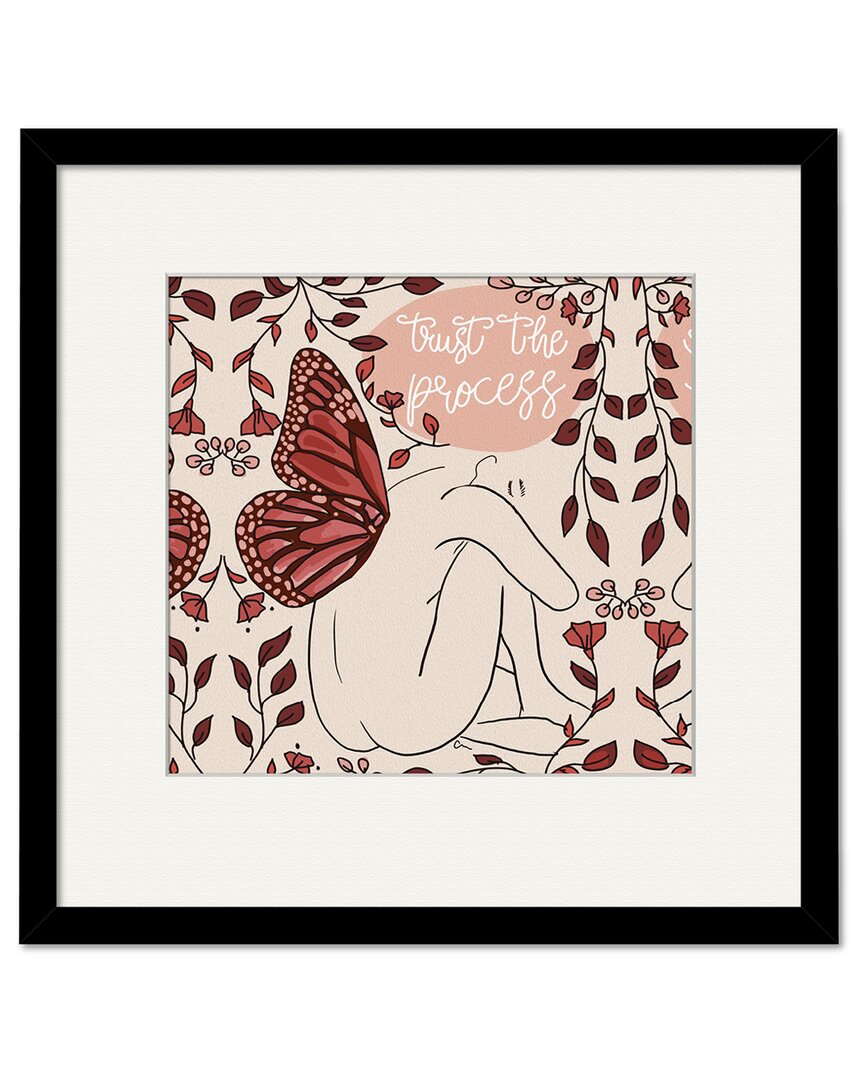 COURTSIDE MARKET COURTSIDE MARKET TRUST THE PROCESS 18X18IN FRAMED ART 