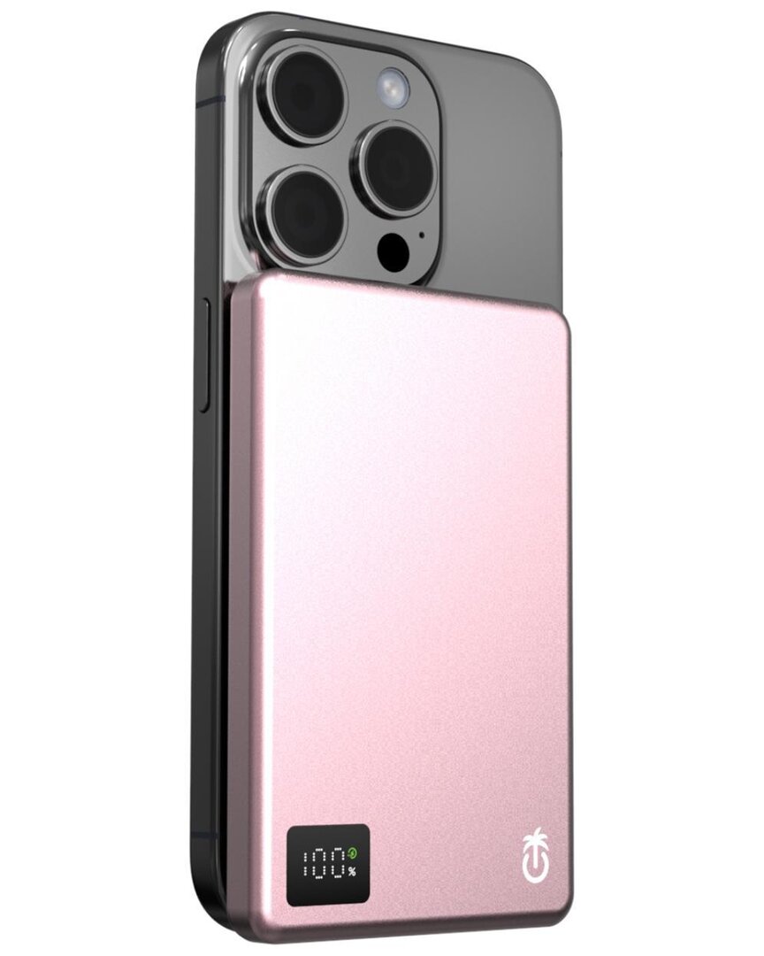 Phunkee Tree 3-in-1 Magnetic Wireless Power Bank In Gold