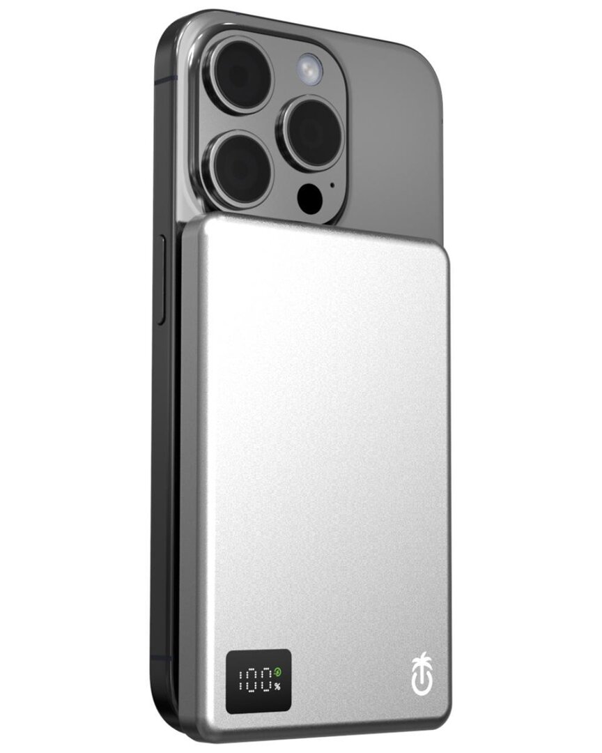 Phunkee Tree 3-in-1 Magnetic Wireless Power Bank In Green