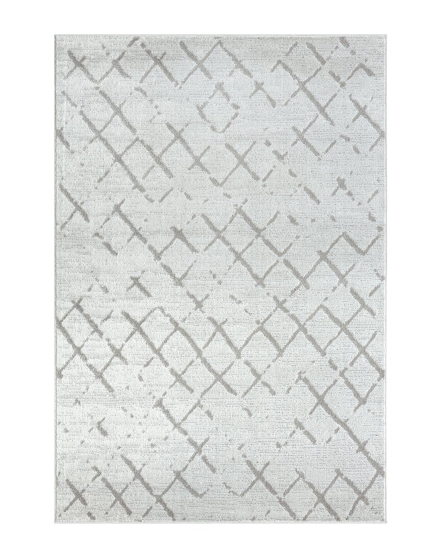 Lr Home Calixta Geometric Area Rug In Cream