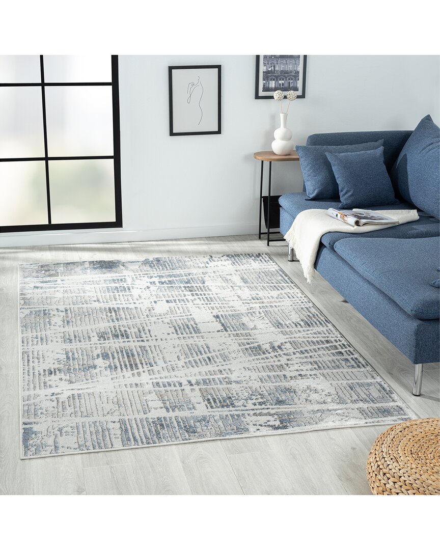 Lr Home Calixta Abstract Area Rug In Blue