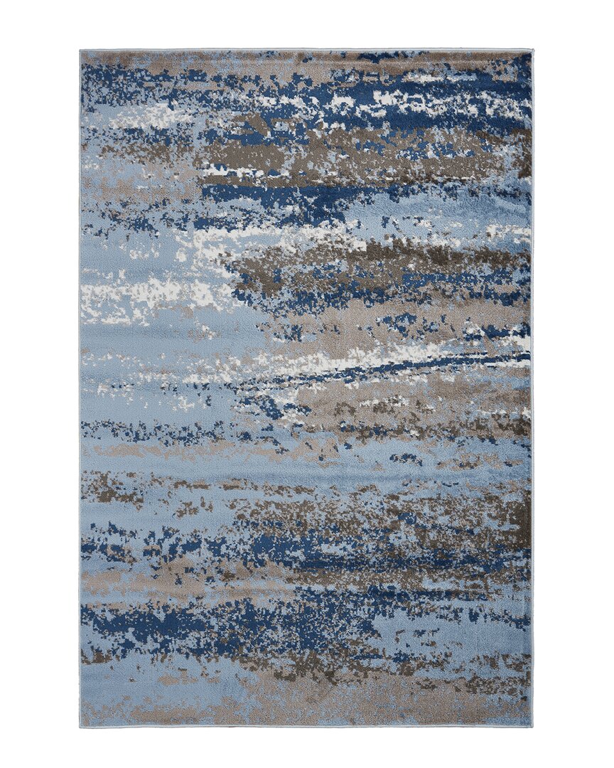 Lr Home Inissia Abstract Area Rug In Blue
