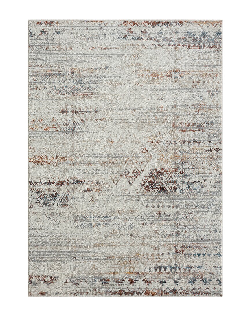 Lr Home Leilani Fran Abstract Indoor Rectangular Area Rug In Ivory