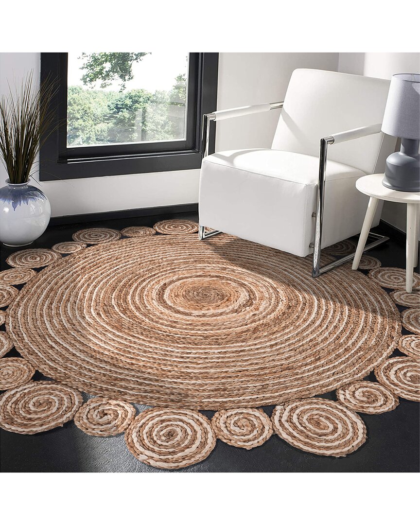 Lr Home Brynn Hand-woven Striped Area Rug In White