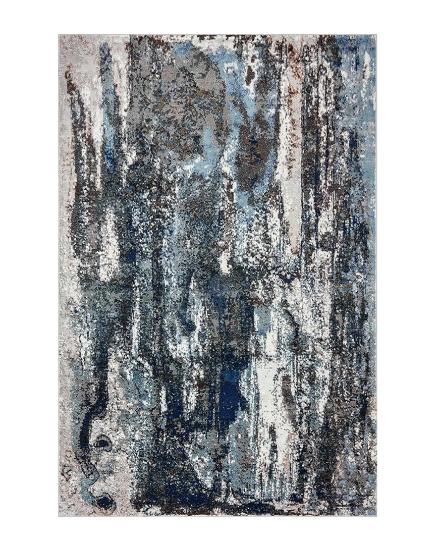 Lr Home Rodha Abstract Area Rug In Blue