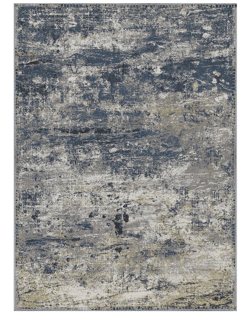 Lr Home Sabien Abstract Area Rug In Blue