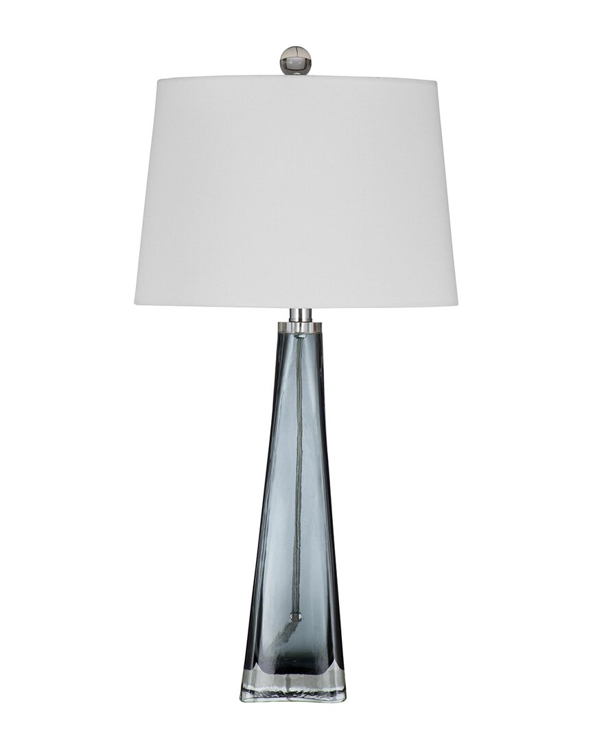 Bassett Mirror Cavette Table Lamp In Grey