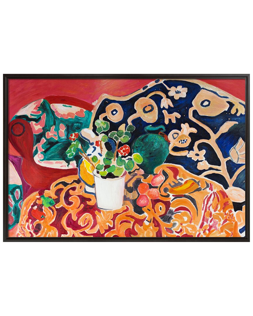 La Pastiche Spanish Still Life Canvas Art Print In Multicolor