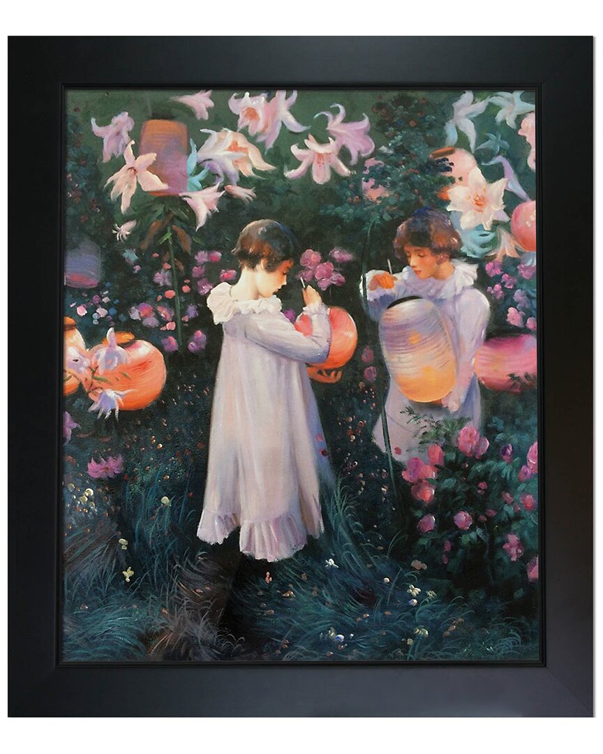 La Pastiche Carnation Lily Canvas Art Print In Multicolor