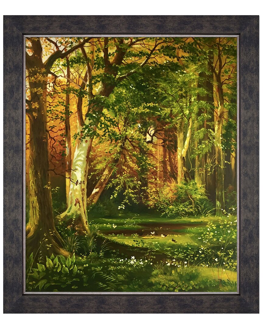 La Pastiche Forest Scene Canvas Art Print In Multicolor