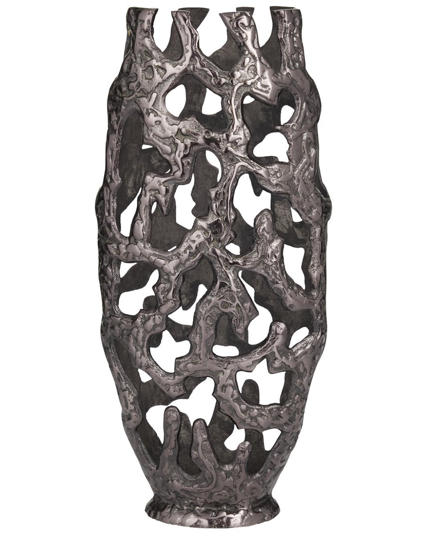Peyton Lane Abstract Vase In Black