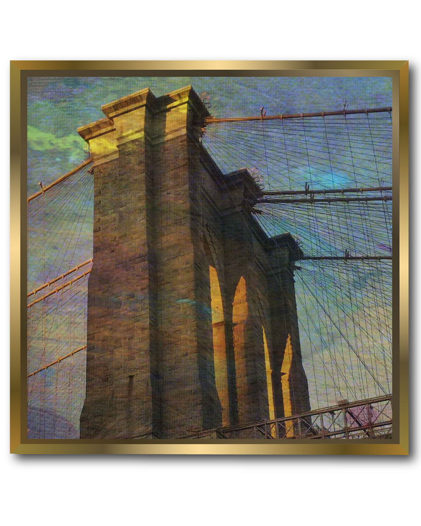 Courtside Market Wall Decor The Brooklyn Bridge Gallery Framed Stretched Canvas Wall Art