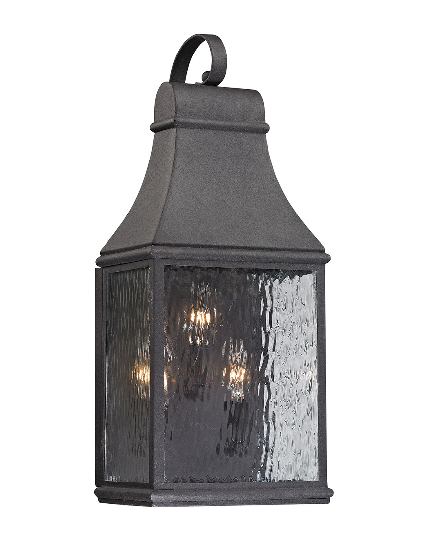 Artistic Home & Lighting Forged Jefferson 3-light Outdoor Sconce