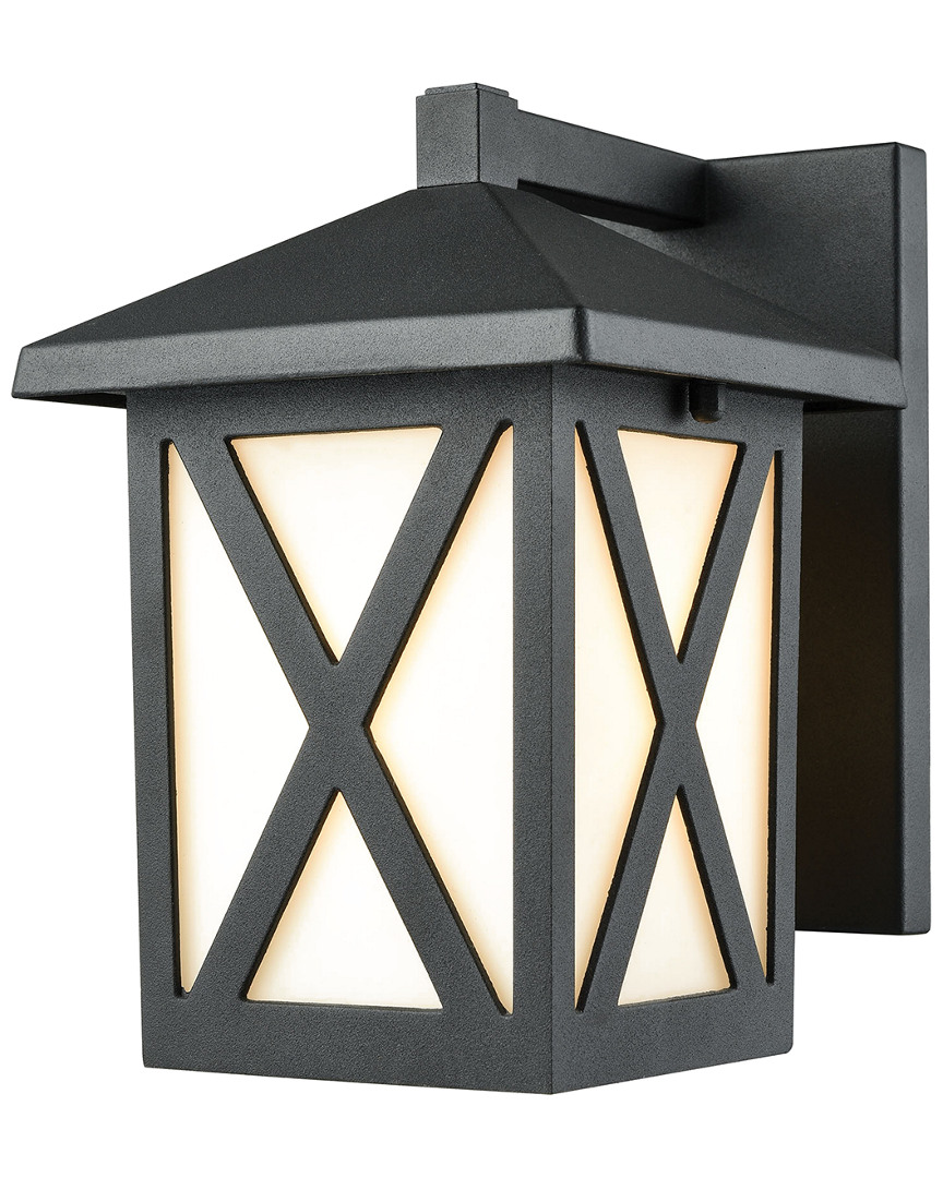 Artistic Home & Lighting Lawton 1-light Outdoor Wall Sconce In Black