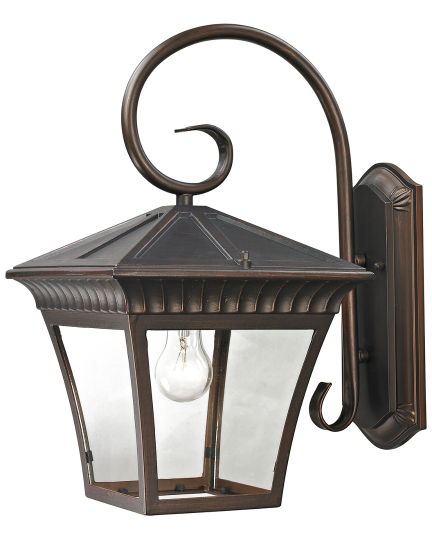 Artistic Home & Lighting Ridgewood 1-light Outdoor Wall Sconce In Brown