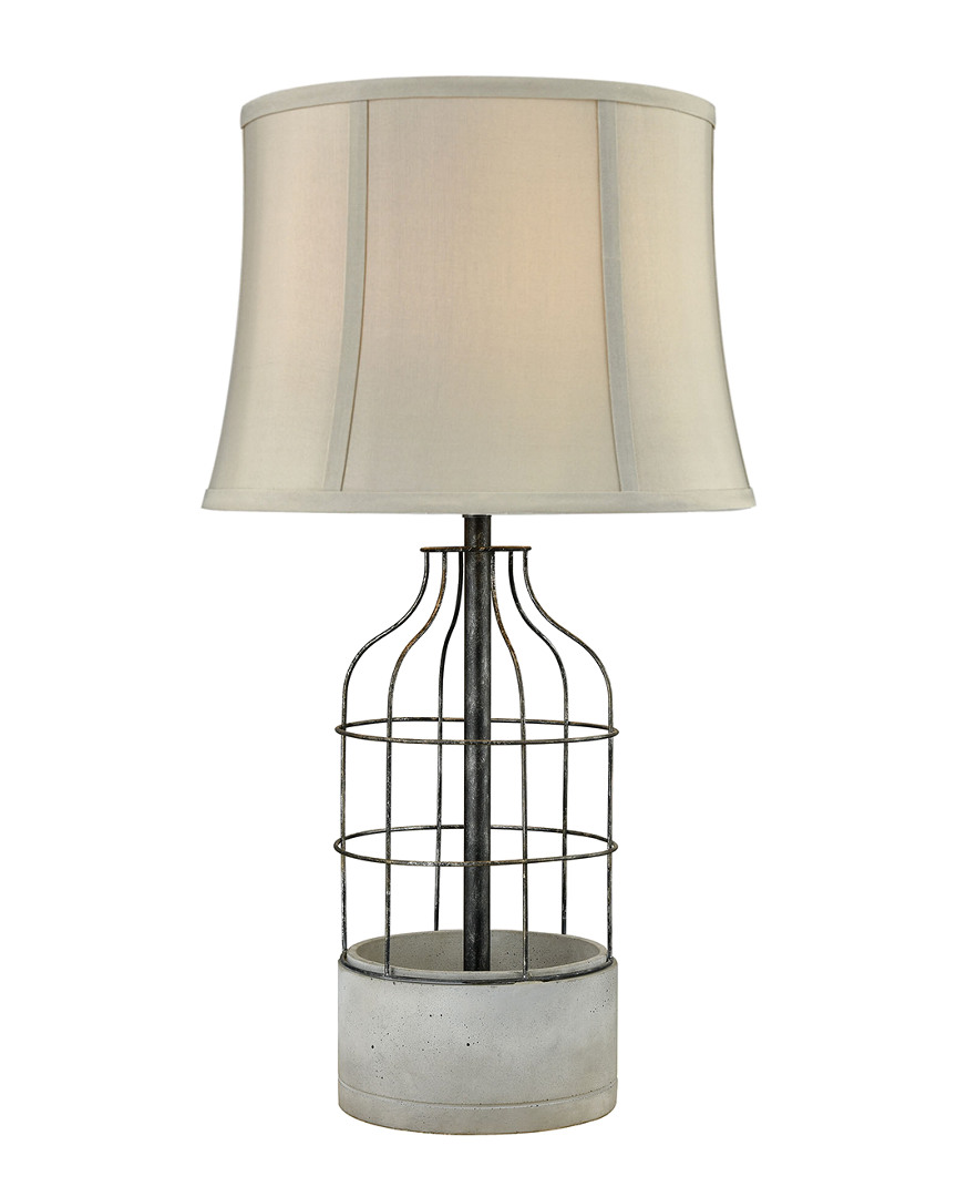 Artistic Home & Lighting Rochefort Outdoor Table Lamp In Metallic