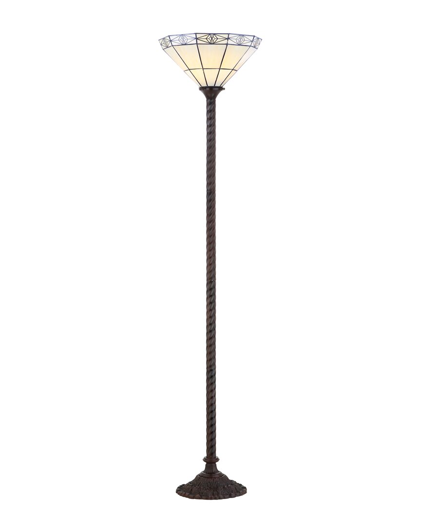 Jonathan Y Designs Moore Tiffany-style 68.57in Torchiere Floor Lamp
