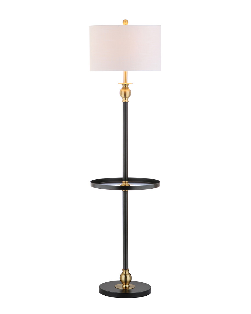 Jonathan Y Designs Evans 61in Metal End Table Floor Lamp