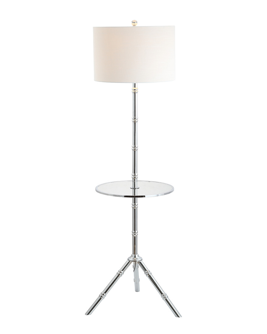 Jonathan Y Designs Hall 62in Metal Led End Table Floor Lamp