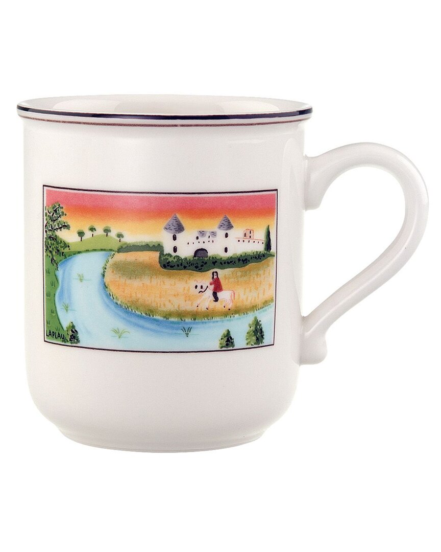 Villeroy & Boch Design Naif Mug Man On Horse In White