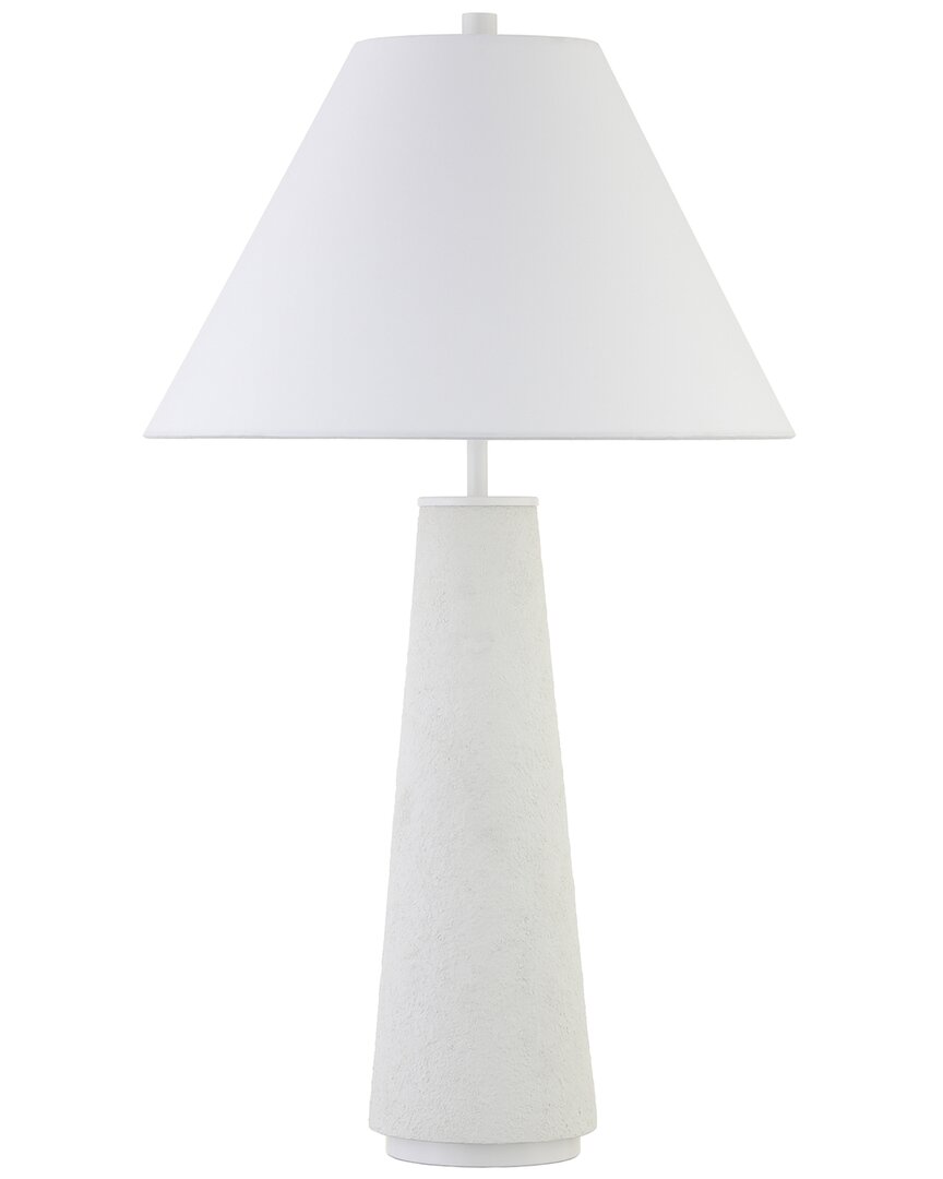 Abraham + Ivy Ingalls 28in Monochrome Table Lamp In White