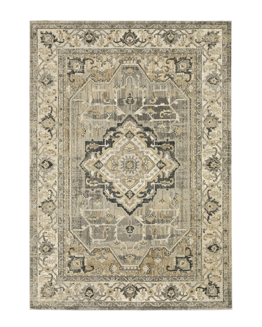 Stylehaven Fairlawn Border Medallion Rug In Neutral