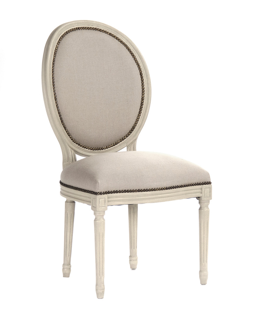 Zentique Medallion Side Chair In Gray