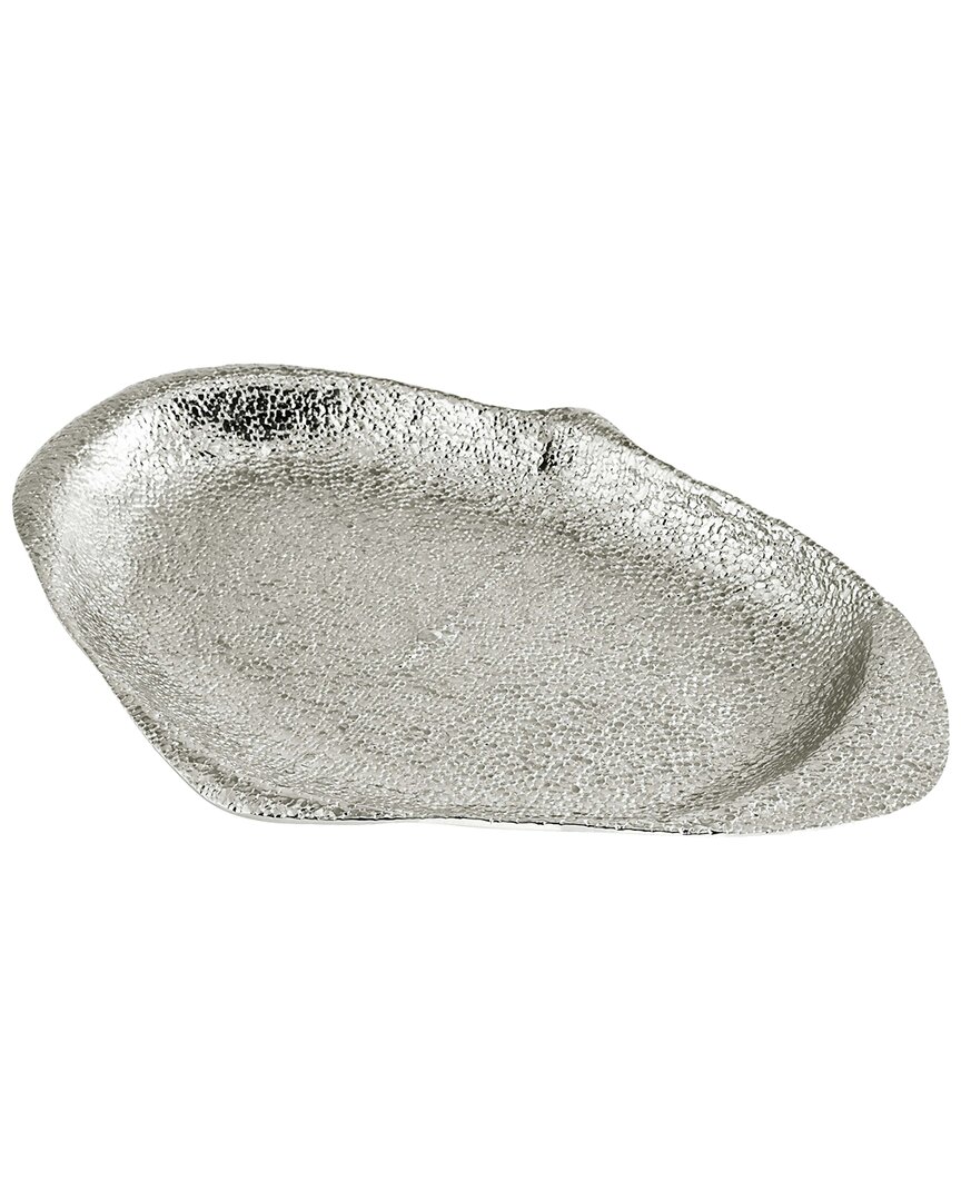Michael Aram Shagreen Medium Tray In Silver