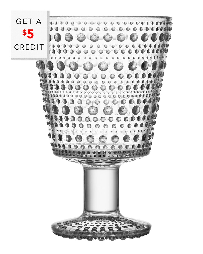 Iittala Kastehelmi Universal Glasswith $5 Credit