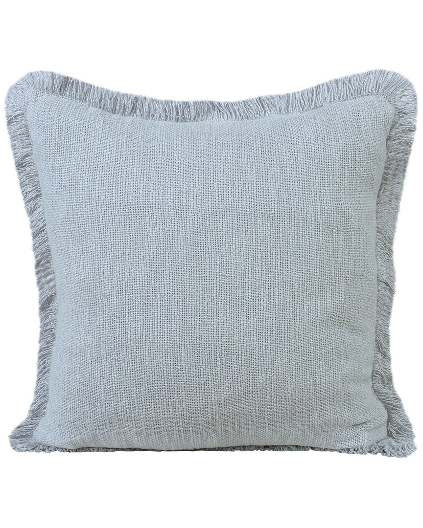 Lr Home Aarna Unique Neutral Solid Throw Pillow In Grey