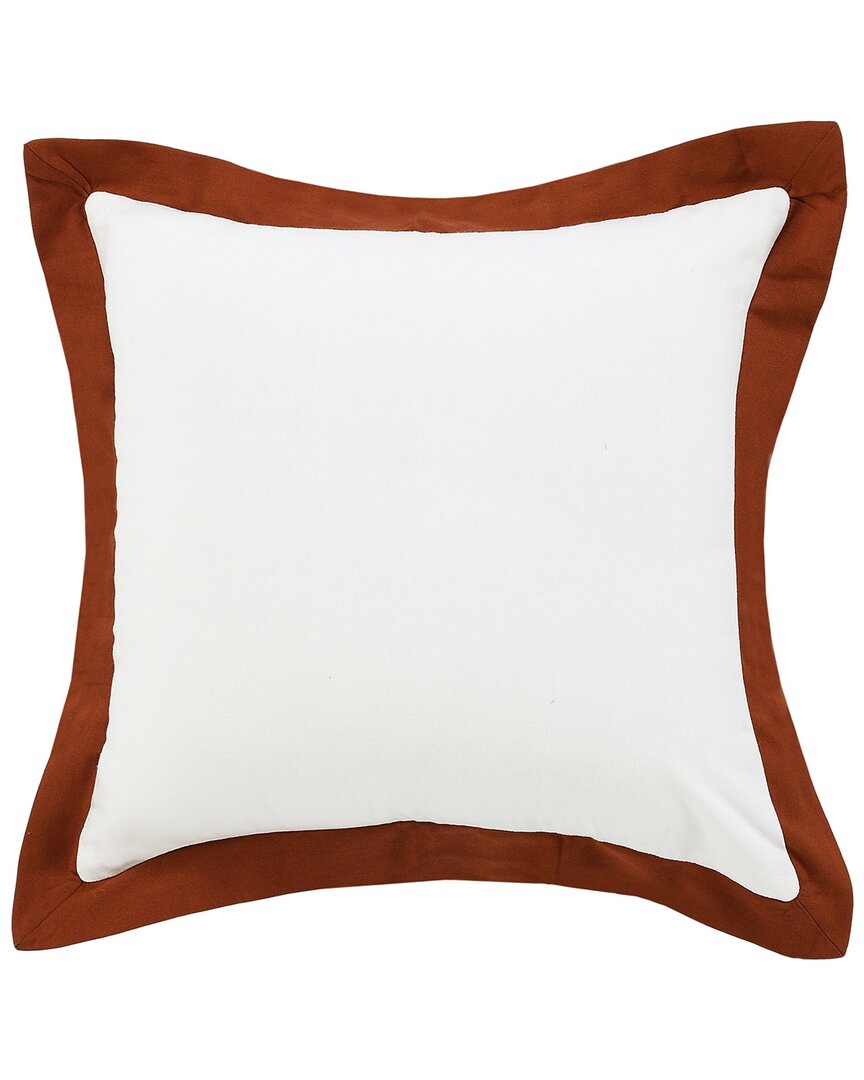 Lr Home Brynn Bordered Throw Pillow In White