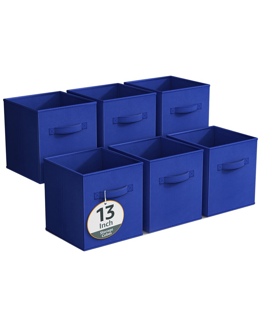 Sorbus Pack Of Six 13in Large Storage Bins