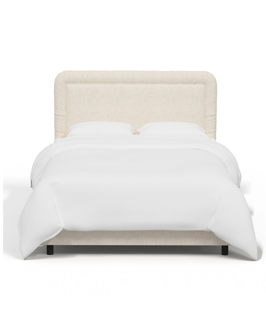 Skyline Furniture Upholstered Bed Linen In White