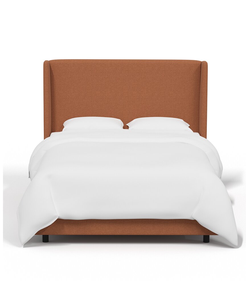 Skyline Furniture Upholstered Bed Zuma In Orange
