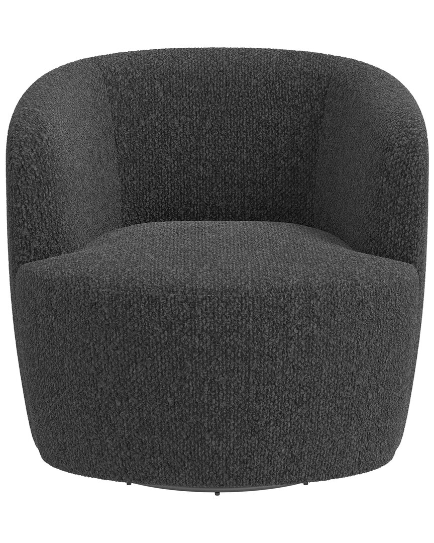 Skyline Furniture Upholstered Swivel Chair In Black