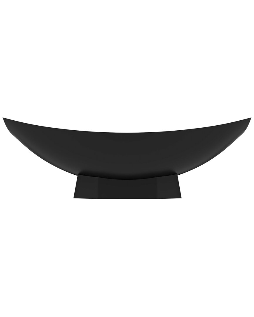 Shop Alfi Black Matte 71in Solid Surface Resin Free Standing Hammock Style Bathtub