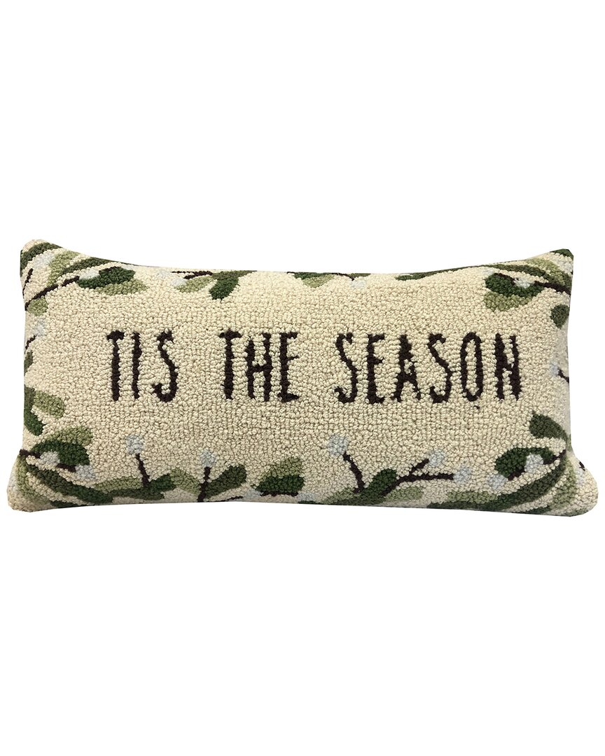 The Rug Market Tis The Season 12x24in Pillow In Cream