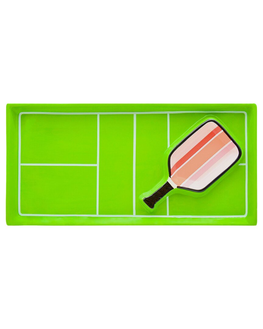 Godinger League Pickle Ball Court Chip & Dip