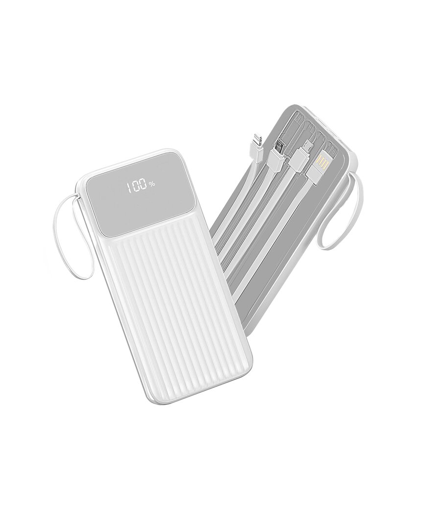 Fresh Fab Finds 20000mah White Fast Charging Power Bank