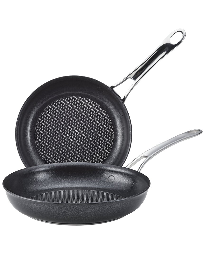 ANOLON X HYBRID NONSTICK INDUCTION FRYING PAN TWIN PACK SET