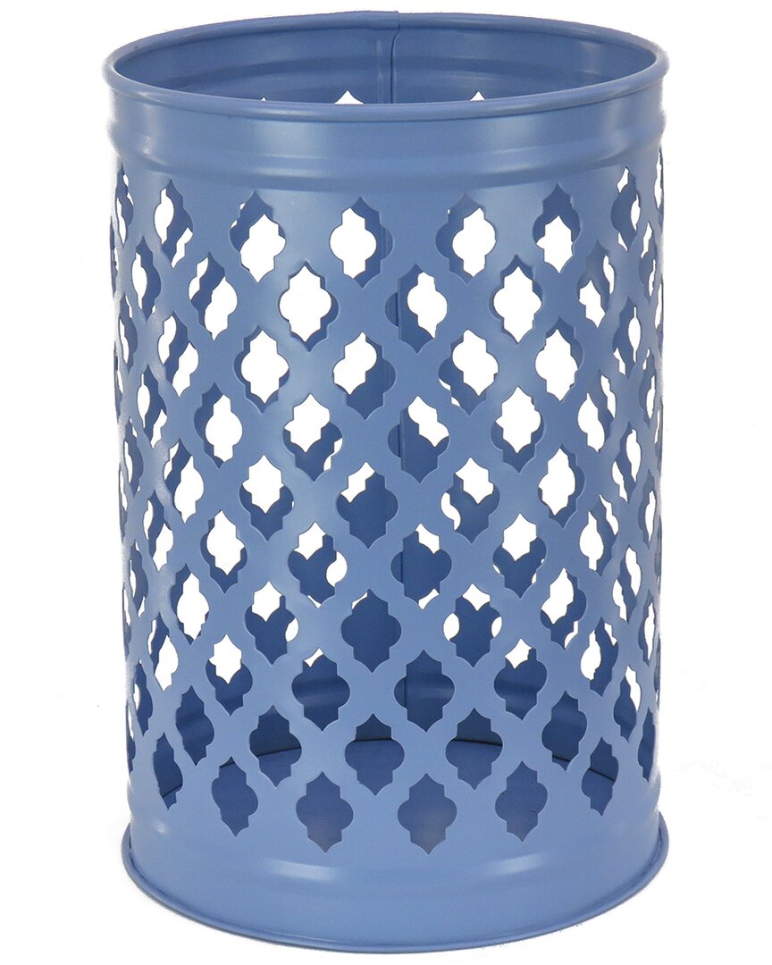 National Tree Company 12in Candle Lantern In Blue