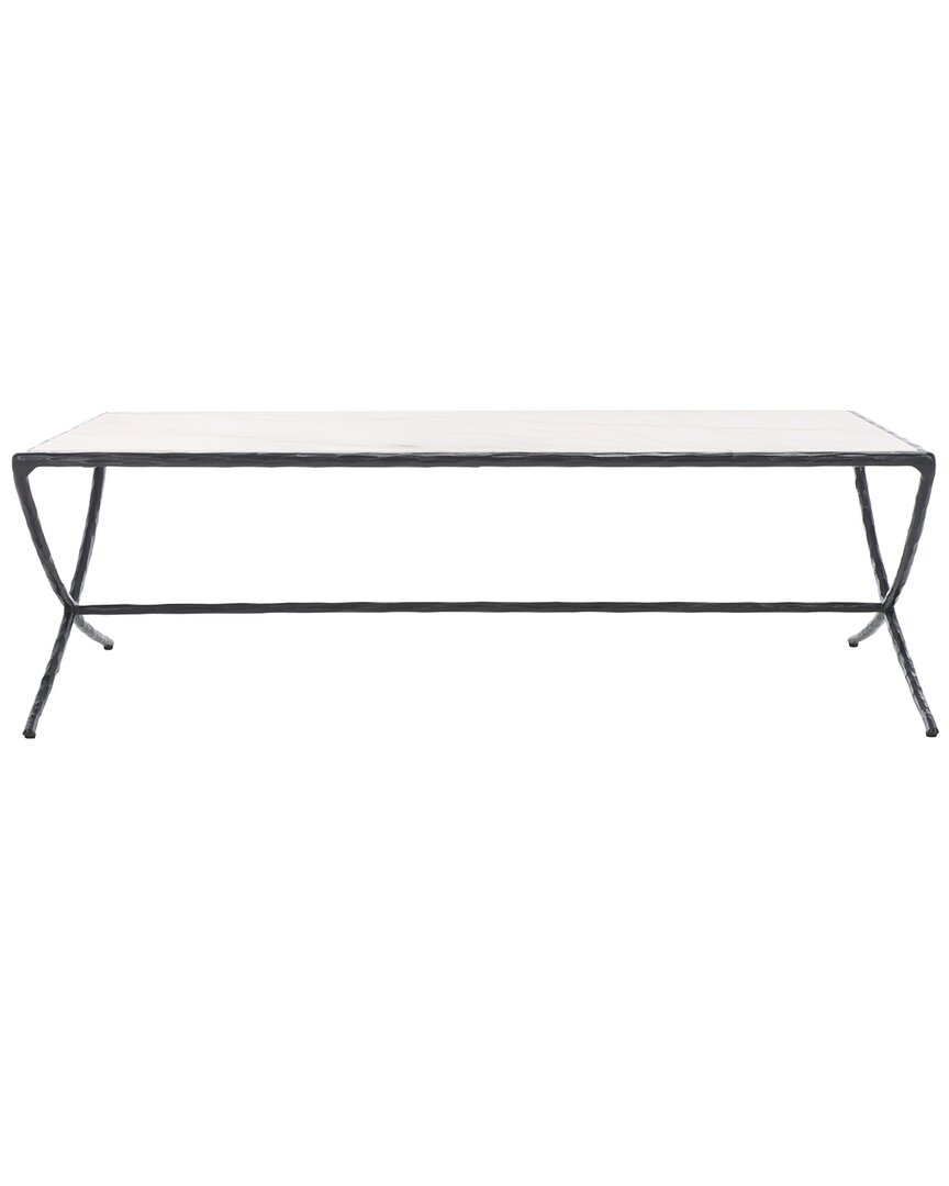 Safavieh Couture Debbie Rectangle Metal Coffee Table