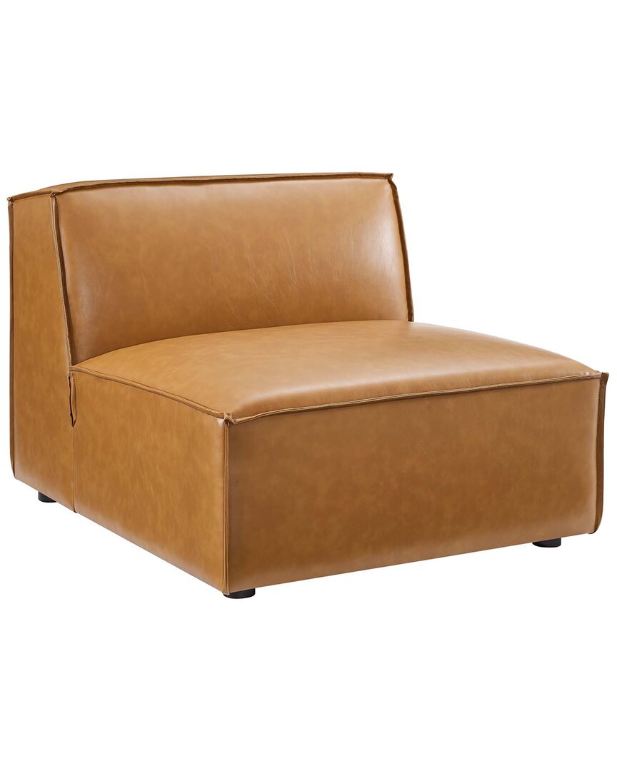 Modway Restore Sectional Sofa Armless Chair In Brown